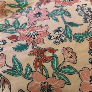 Floral Patterned Lands End Gown